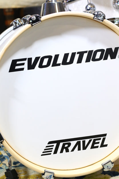 EVOLUTION | BATERÍA EVOLUTION TRAVEL FABRICADA EN MADERA DE ARCE COLOR BLANCO