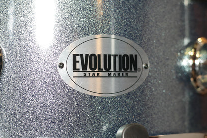 EVOLUTION | BATERÍA EVOLUTION STARMAKER FABRICADA EN MADERA DE ARCE COLOR AZUL.