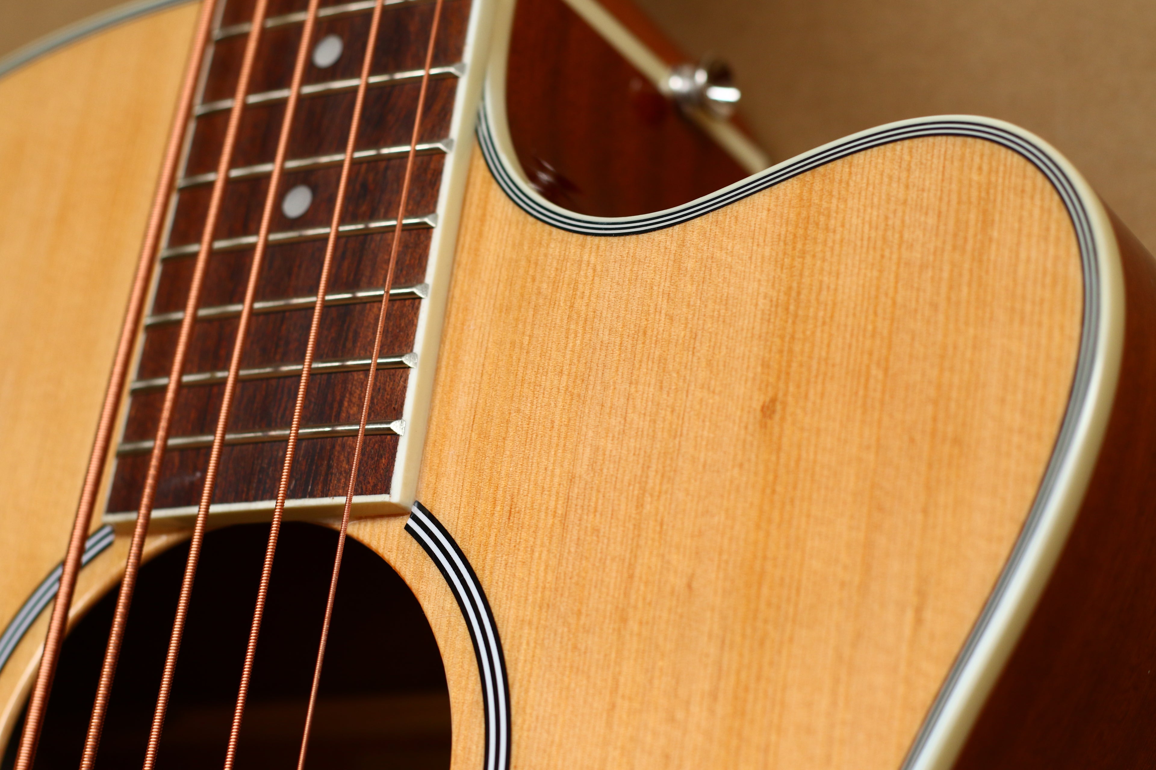 MUSICARTNEY |  BAJO ELECTROACUSTICO 5 CUERDAS COLOR NATURAL MEDIDA SUPER JUMBO. COLOR NATURAL