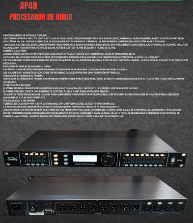SOUNDKING | PROCESADOR DE AUDIO AP48