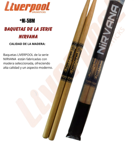 LIVERPOOL | BAQUETA SERIE NIRVANA ECOBIO 5B PUNTA DE MADERA MARCA LIVERPOOL