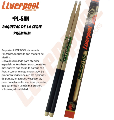 LIVERPOOL | BAQUETA SERIE PREMIUM 5A PUNTA DE NYLON MARCA