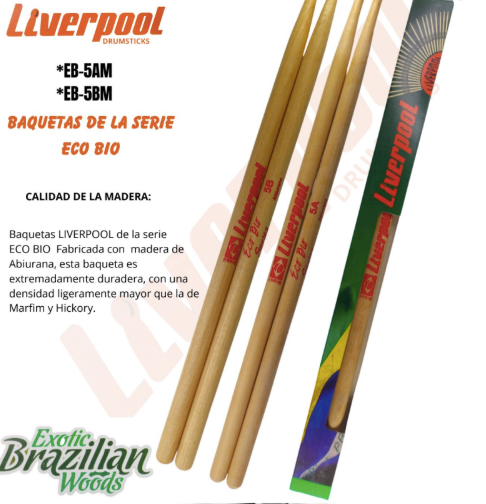 LIVERPOOL | BAQUETA SERIE ECOBIO 5A PUNTA DE MADERA MARCA