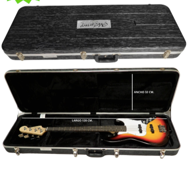 MUSICARTNEY | ESTUCHE RÍGIDO DE LUJO PARA BAJO ELÉCTRICO