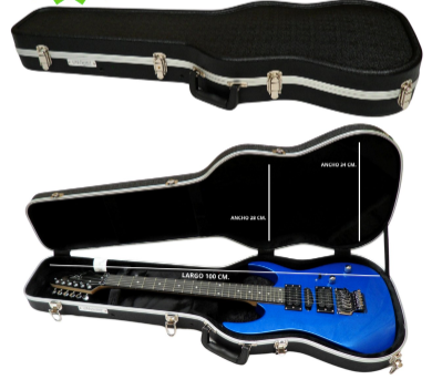 MUSICARTNEY | ESTUCHE RÍGIDO PARA GUITARRA ELÉCTRICA