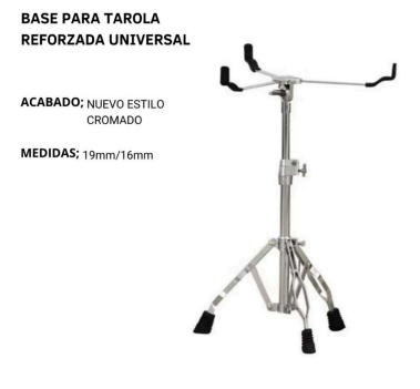 ＤＲＵＭＴΣ | BASE PARA TAROLA SENCILLA  19MM - 6MM