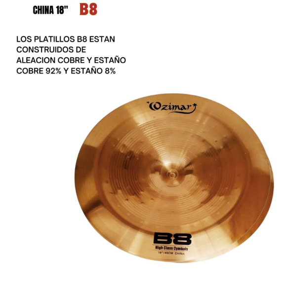 OZIMAR | PLATILLO MARCA OZIMAR TIPO CHINA 18&quot; SERIE B8