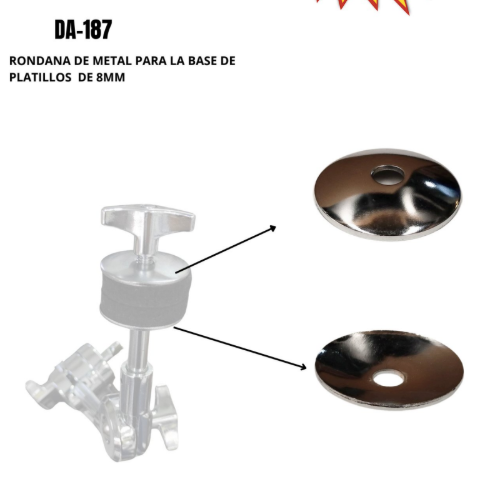 PEACE | ARANDELA CONCAVA DE ACERO PARA LA BASE DE PLATILLO