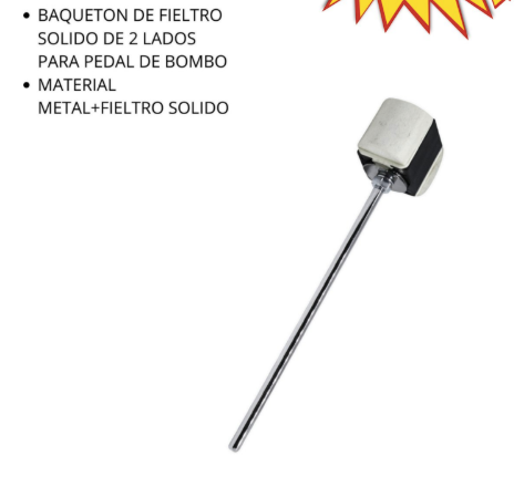 PEACE | BAQUETON DE DOS CARAS PARA PEDAL DE BOMBO