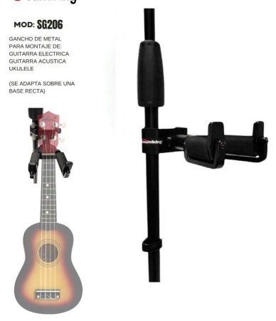 SOUNDKING | COLGADOR P/GUITARRA A CUALQUIER STAND O PARED
