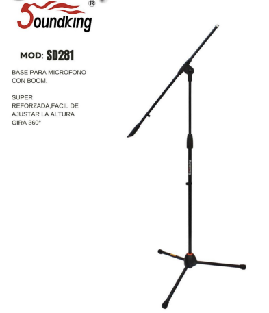SOUNDKING | BASE PARA MICROFONO CON BOOM