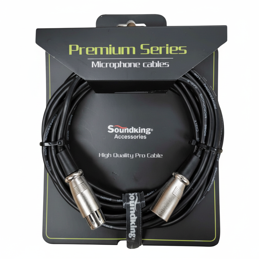 SOUNDKING | CABLE PARA MICROFONO  XLR A XLR 3M.