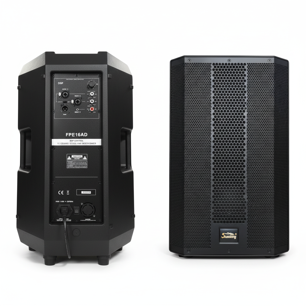 SOUNDKING | ALTAVOZ ACTIVO DE RANGO COMPLETO POTENCIA 1400W BOCINA DE 15", ENTRADAS: 2 JACK/XLR + JACK 3.5MM (DSP 4- Modos de tono Ecualizador de 3 Bandas) FABRICADO EN POLIPROPILENO DE ALTA RESISTENCIA.