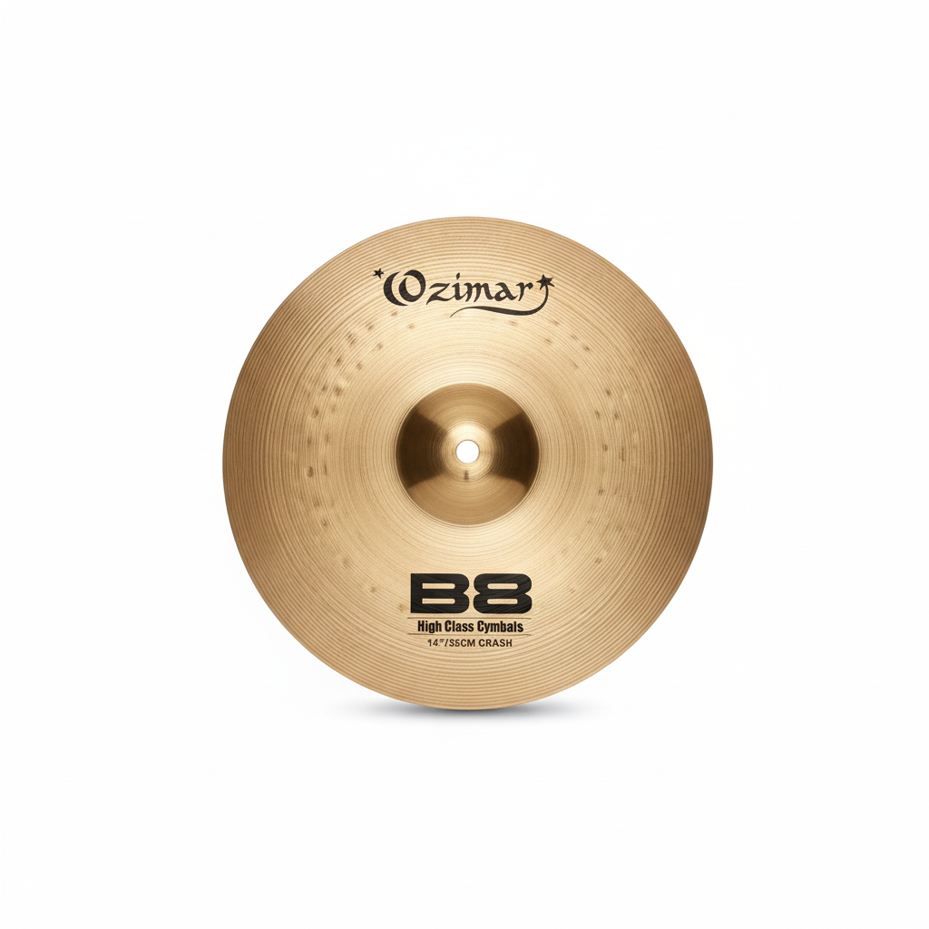OZIMAR | PLATILLO MARCA OZIMAR TIPO CHINA 14" SERIE B8: ALEACIÓN DE 92% COBRE Y 8% ESTAÑO