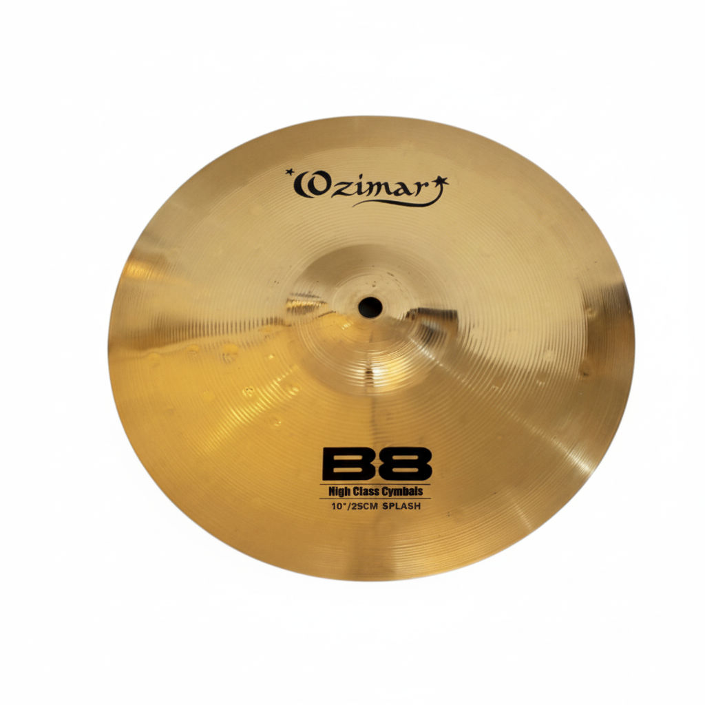 OZIMAR | PLATILLO MARCA OZIMAR TIPO SPLASH 12" SERIE B8: ALEACIÓN DE 92% COBRE Y 8% ESTAÑO