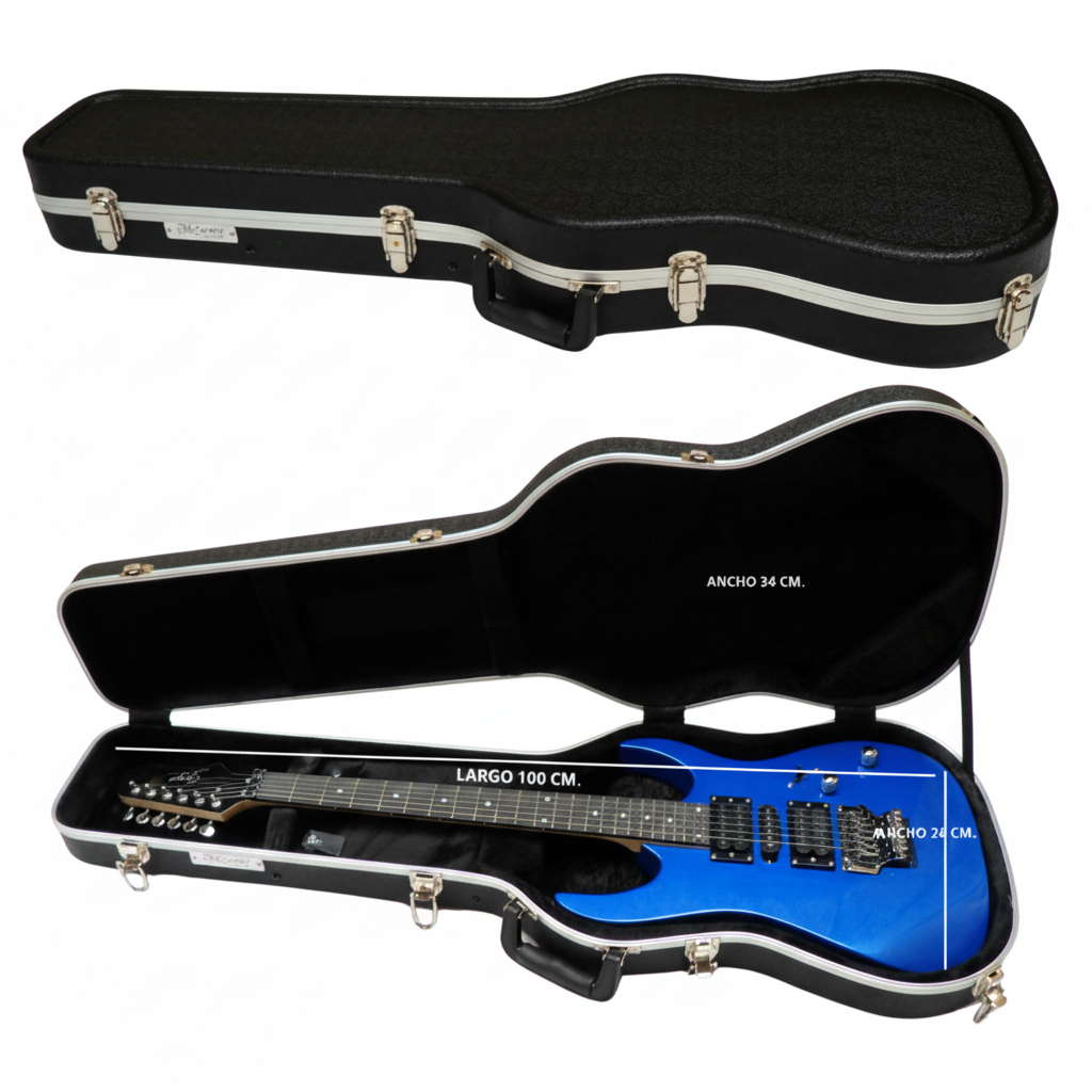 MUSICARTNEY | ESTUCHE RÍGIDO PARA GUITARRA ELÉCTRICA