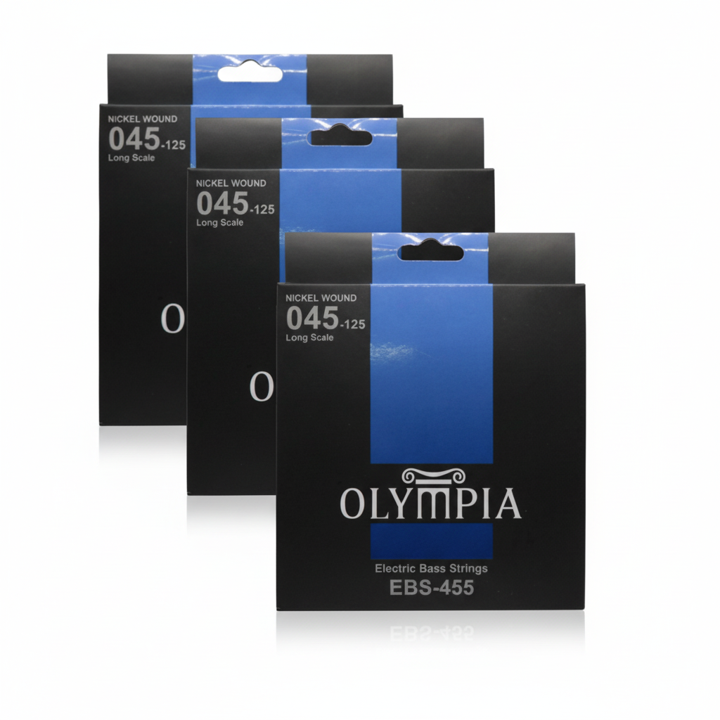 OLYMPIA | CUERDAS PARA BAJO ELÉCTRICO 5 CUERDAS .45-.125