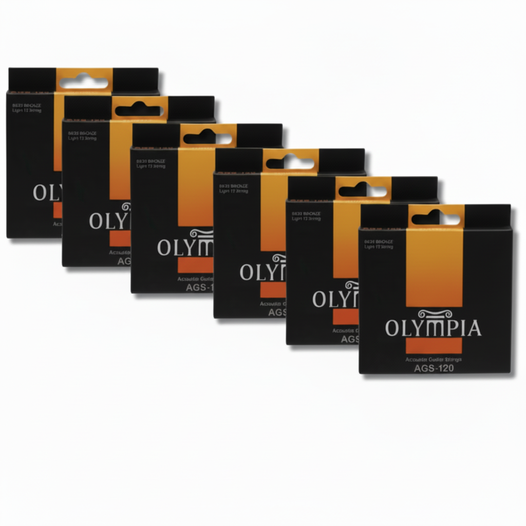 OLYMPIA | CUERDAS DE BRONCE OCTAVADAS PARA GUITARRA DE 12 CUERDAS