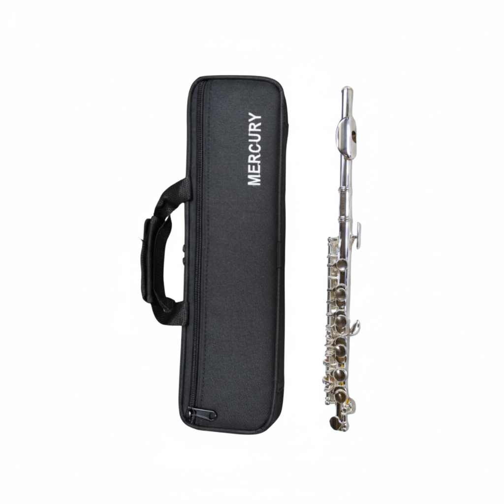 MERCURY | FLAUTA PICOLO NIQUELADA EN TONO DO, MATERIAL CUPRONIQUEL BAÑO EN PLATA