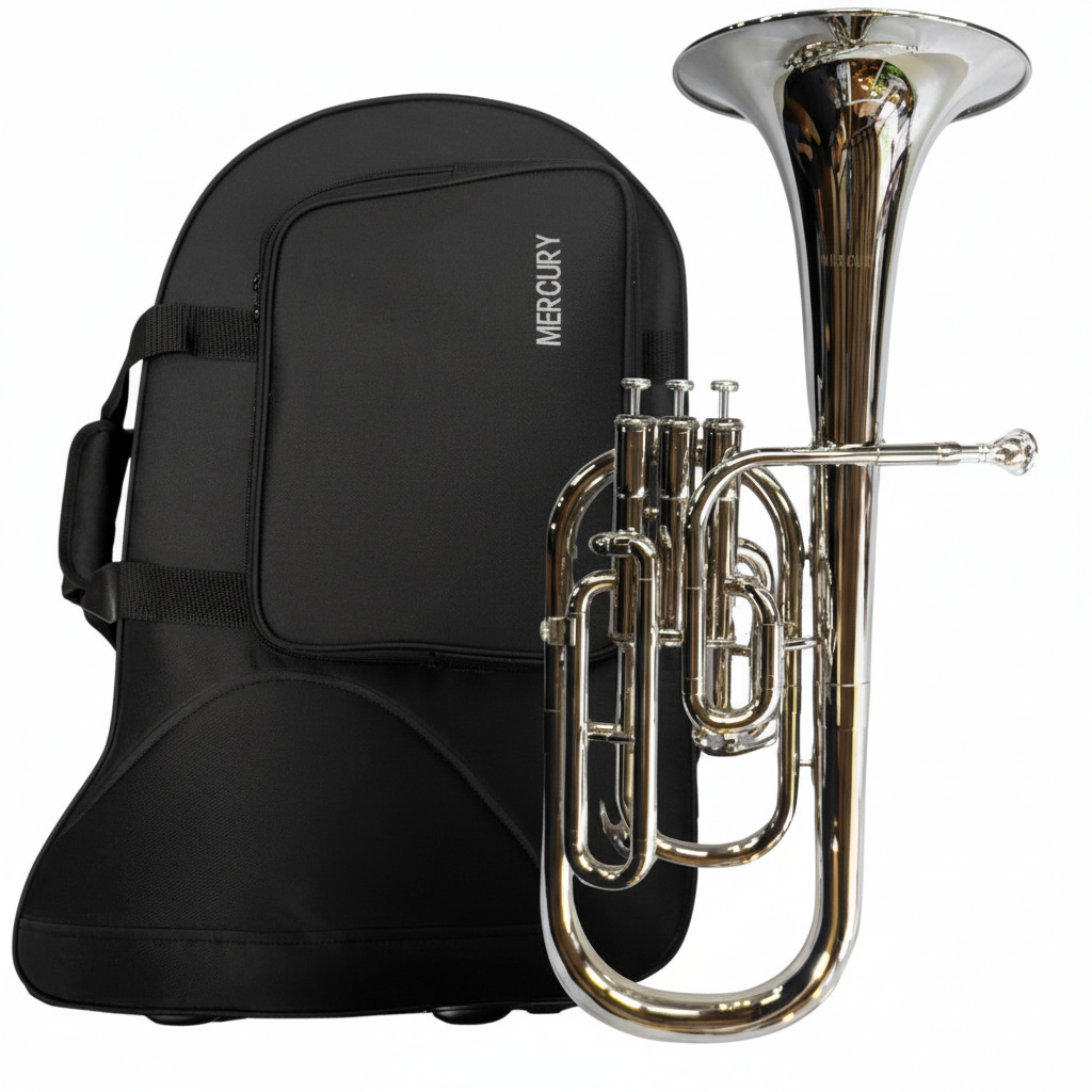 MERCURY | SAXOR ALTO (MIb)    NICKELADO CON ESTUCHE SEMIRRIGIDO