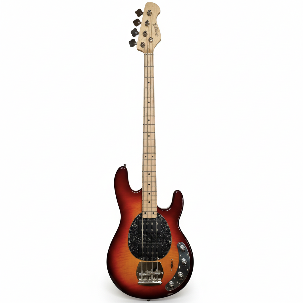 MUSICARTNEY | BAJO ELECTRICO ACTIVO MM DE 4 CUERDAS COLOR SUNBURST