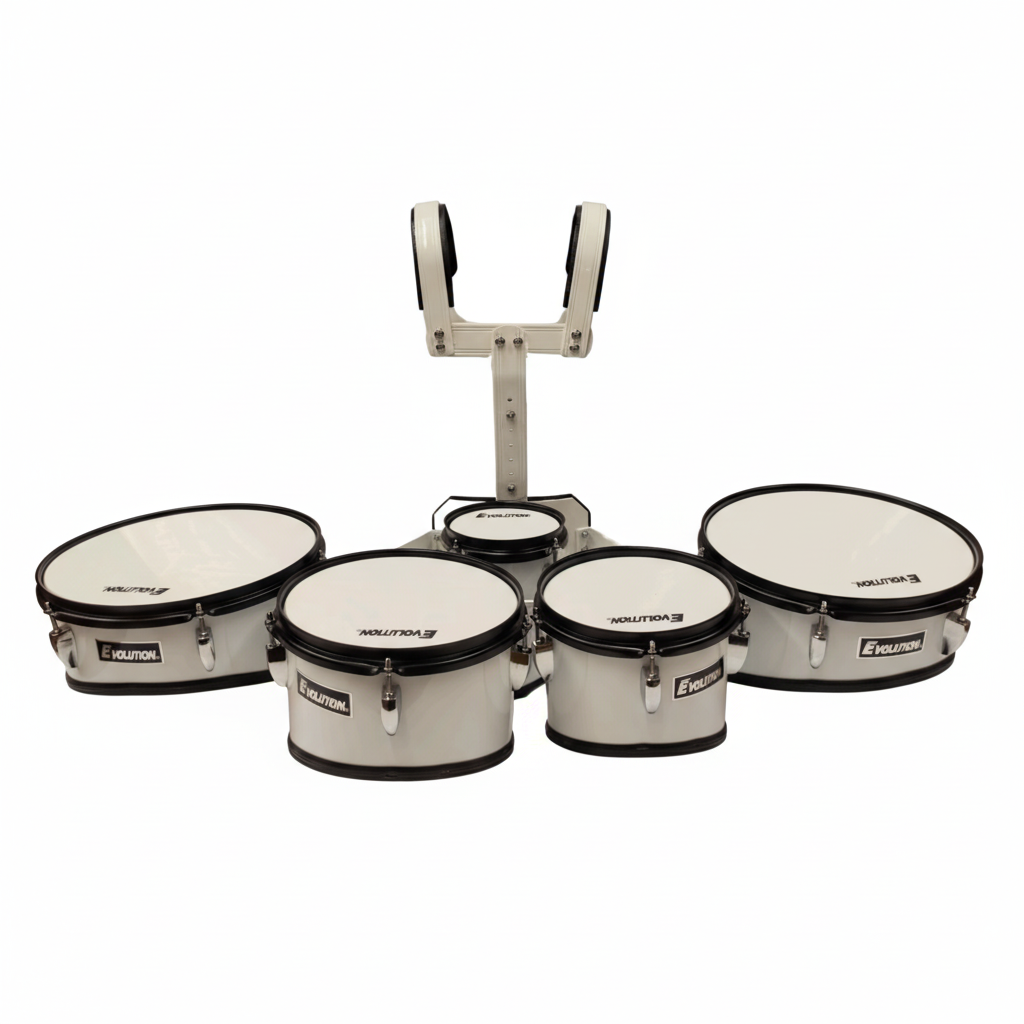 EVOLUTION |  SET DE 5 TAMBORES DE MARCHA MEDIDAS: 6" 8" 10" 12" 13"