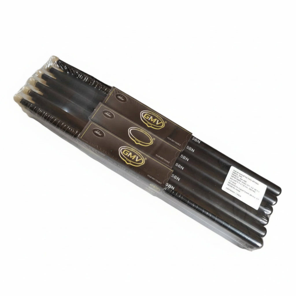FLEET MUSIC | BAQUETAS DE MAPLE PUNTA NYLON COLOR NEGRO