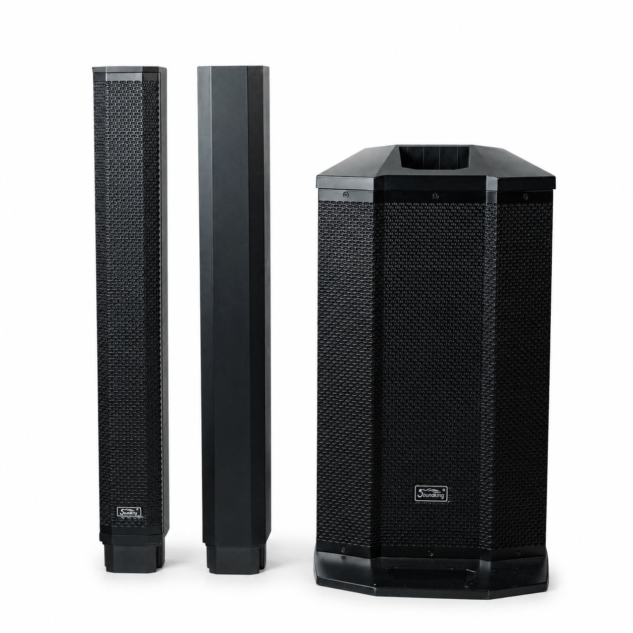 Soundking Artos 1200 Sistema Lineal de Audio 600w 4 Canales Bluetooth CON FUNDA