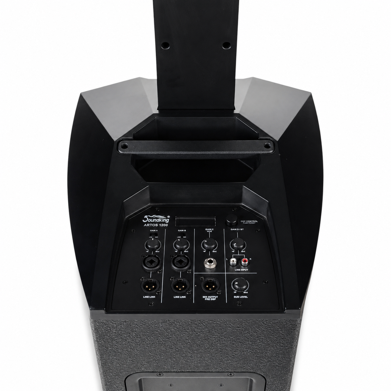 Soundking Artos 1200 Sistema Lineal de Audio 600w 4 Canales Bluetooth CON FUNDA
