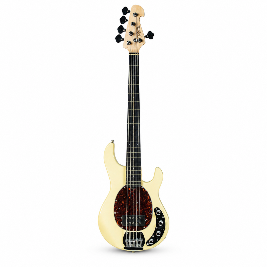 Bajo eléctrico activo Tagima TBM-5 en color Blanco Olímpico
