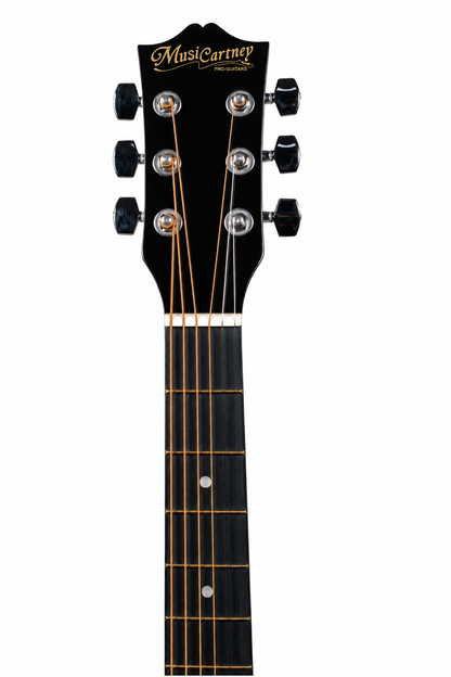 Musicartney guitarra electroacústica CG-851 slim cuerdas de metal color natural