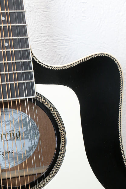 TAGIMA | GUITARRA ELECTROACÚSTICA DE 12 CUERDAS COLOR NEGRO. SIERREÑA