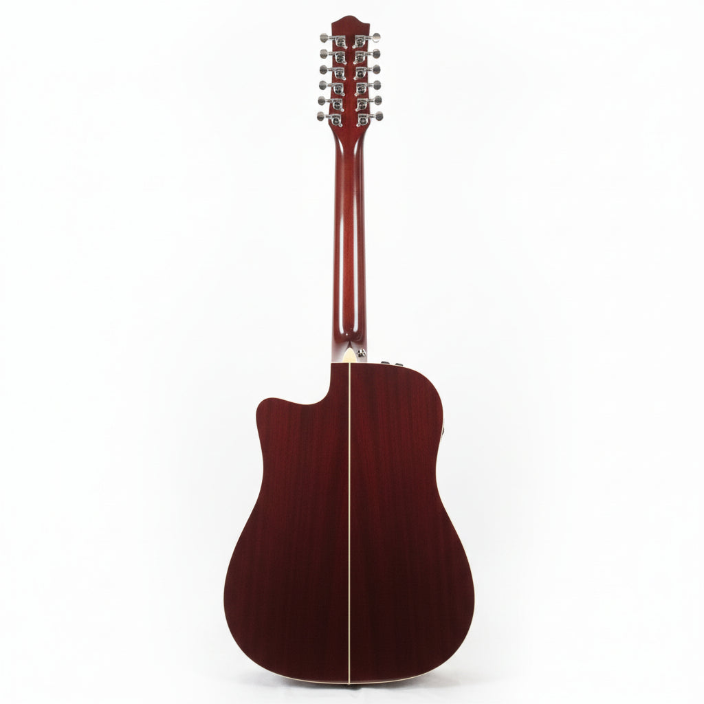 TAGIMA | GUITARRA ELECTROACÚSTICA DE 12 CUERDAS COLOR NEGRO. SIERREÑA