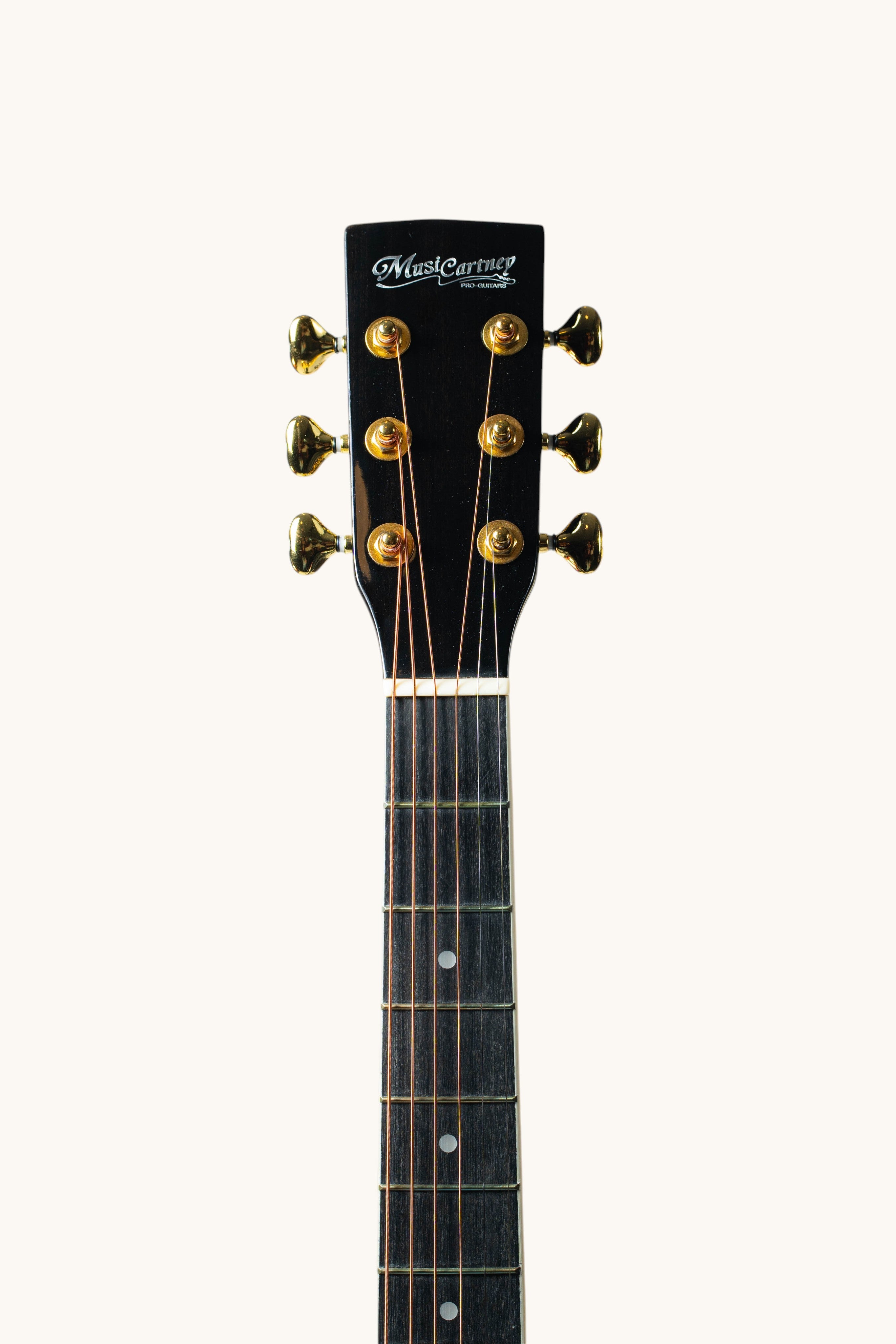 MUSICARTNEY | GUITARRA ELECTROACUSTICA CUERPO SLIM COLOR CAOBA QA71