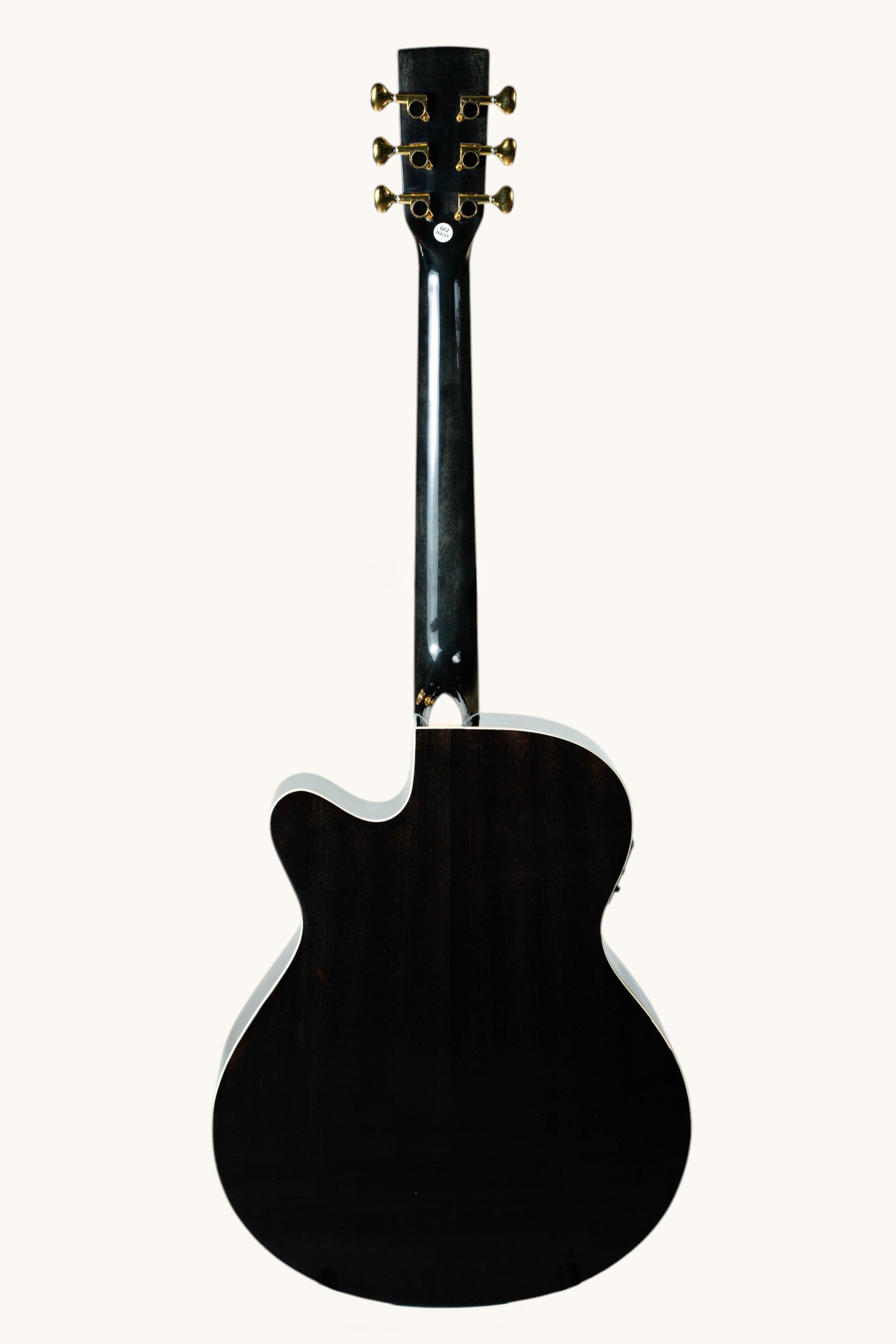 MUSICARTNEY | GUITARRA ELECTROACUSTICA CUERPO SLIM COLOR CAOBA QA71