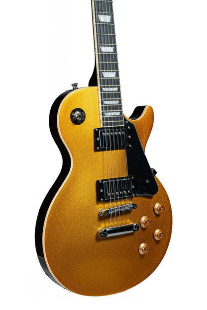 MUSICARTNEY | GUITARRA ELÉCTRICA E-LP CUSTOM DORADA