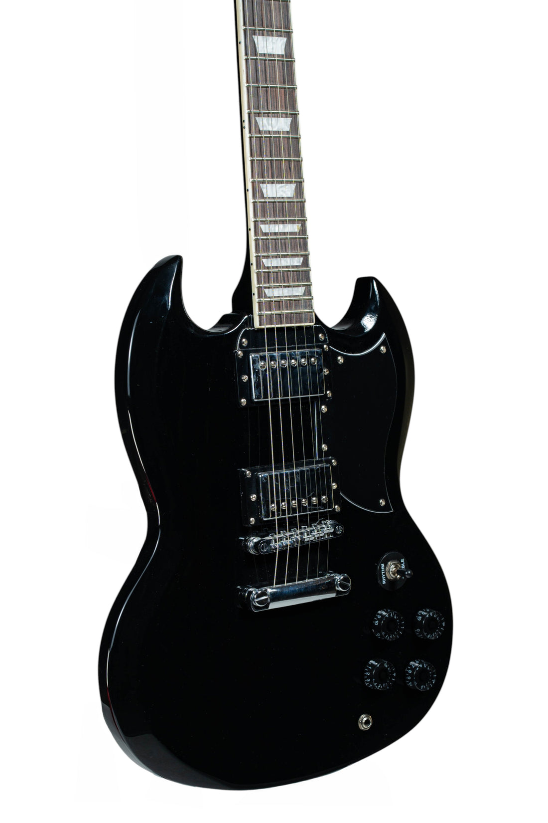 MUSICARTNEY | GUITARRA ELÉCTRICA E-SG NEGRO BRILLANTE