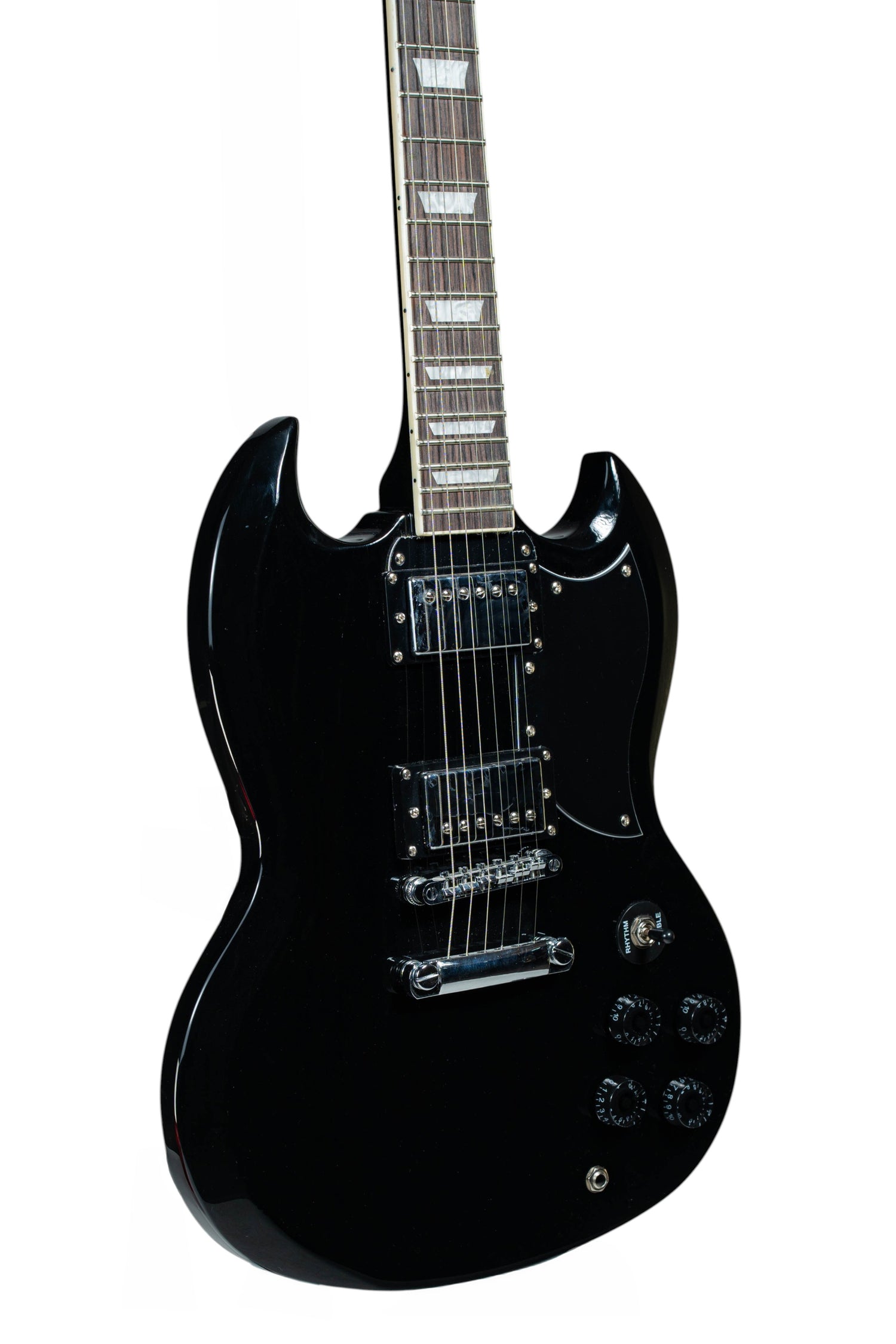 MUSICARTNEY | GUITARRA ELÉCTRICA E-SG NEGRO BRILLANTE