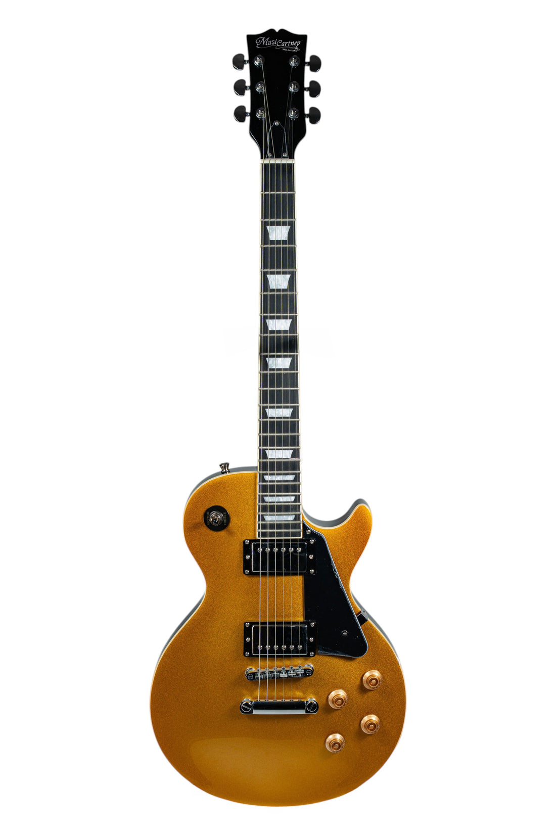 MUSICARTNEY | GUITARRA ELÉCTRICA E-LP CUSTOM DORADA