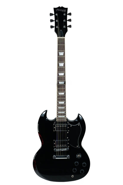 MUSICARTNEY | GUITARRA ELÉCTRICA E-SG NEGRO BRILLANTE