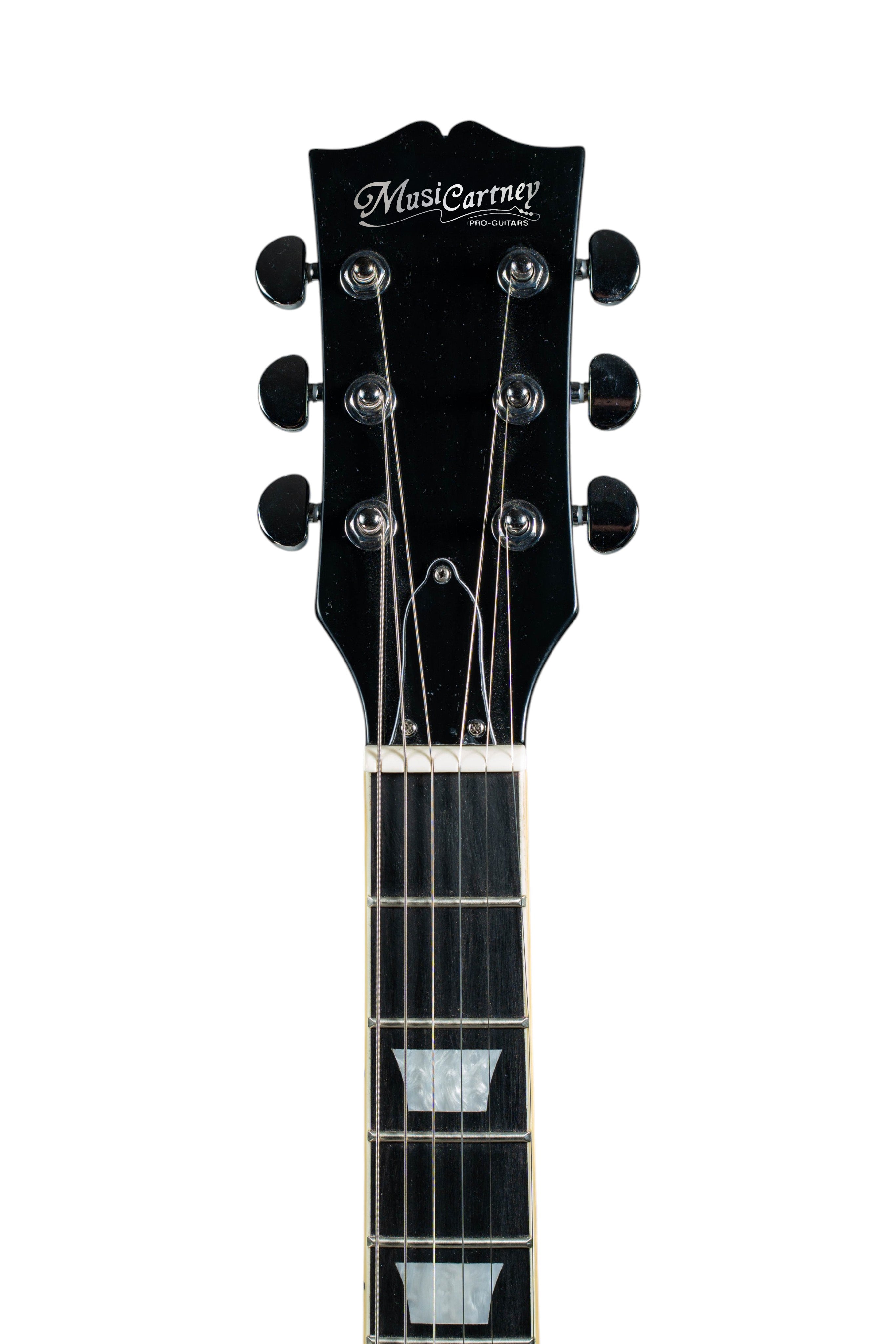 MUSICARTNEY | GUITARRA ELÉCTRICA E-LP CUSTOM DORADA