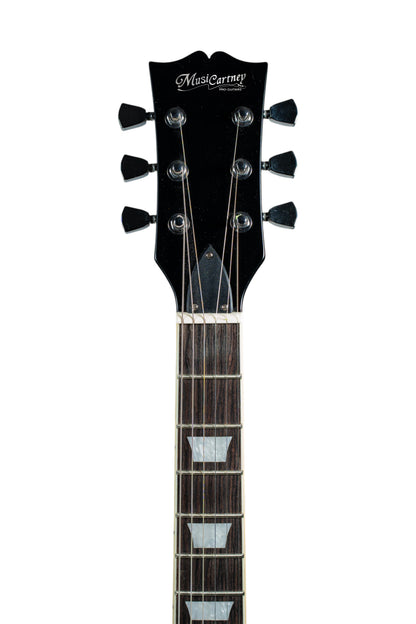 MUSICARTNEY | GUITARRA ELÉCTRICA E-SG NEGRO BRILLANTE