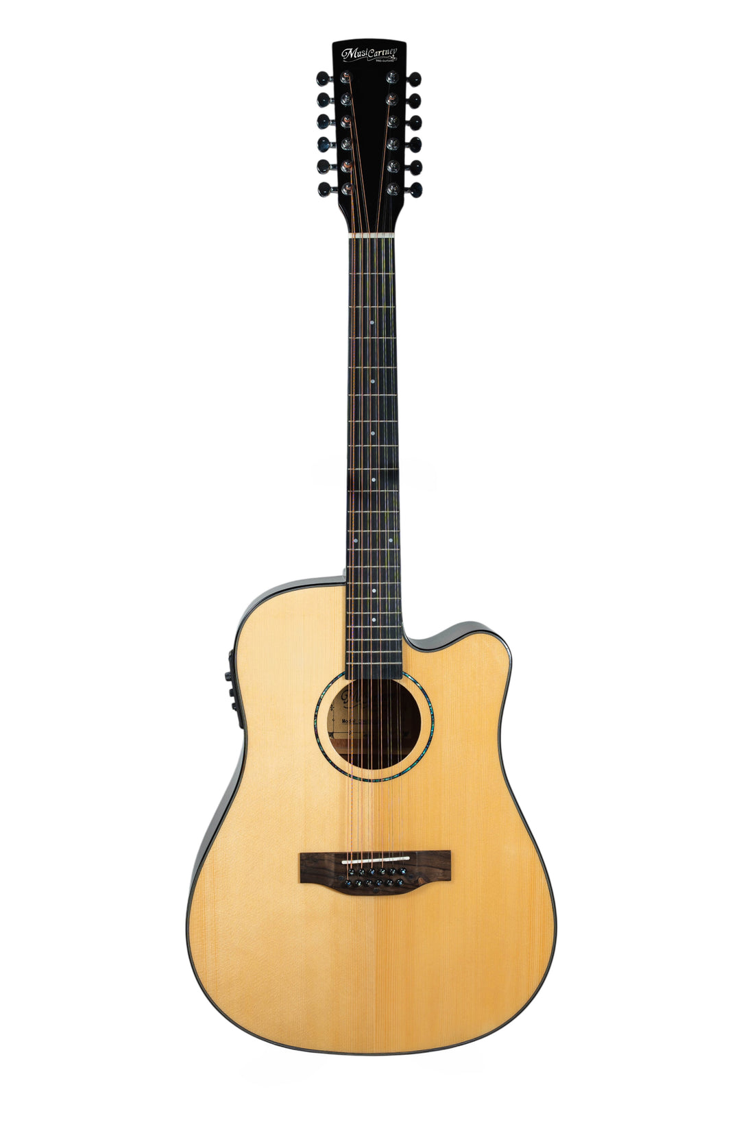 MUSICARTNEY | GUITARRA ELECTROACÚSTICA DE 12 CUERDAS COLOR NATURAL