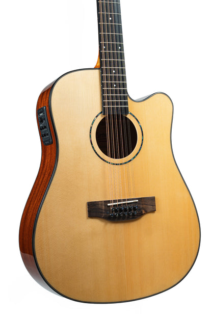MUSICARTNEY | GUITARRA ELECTROACÚSTICA DE 12 CUERDAS COLOR NATURAL