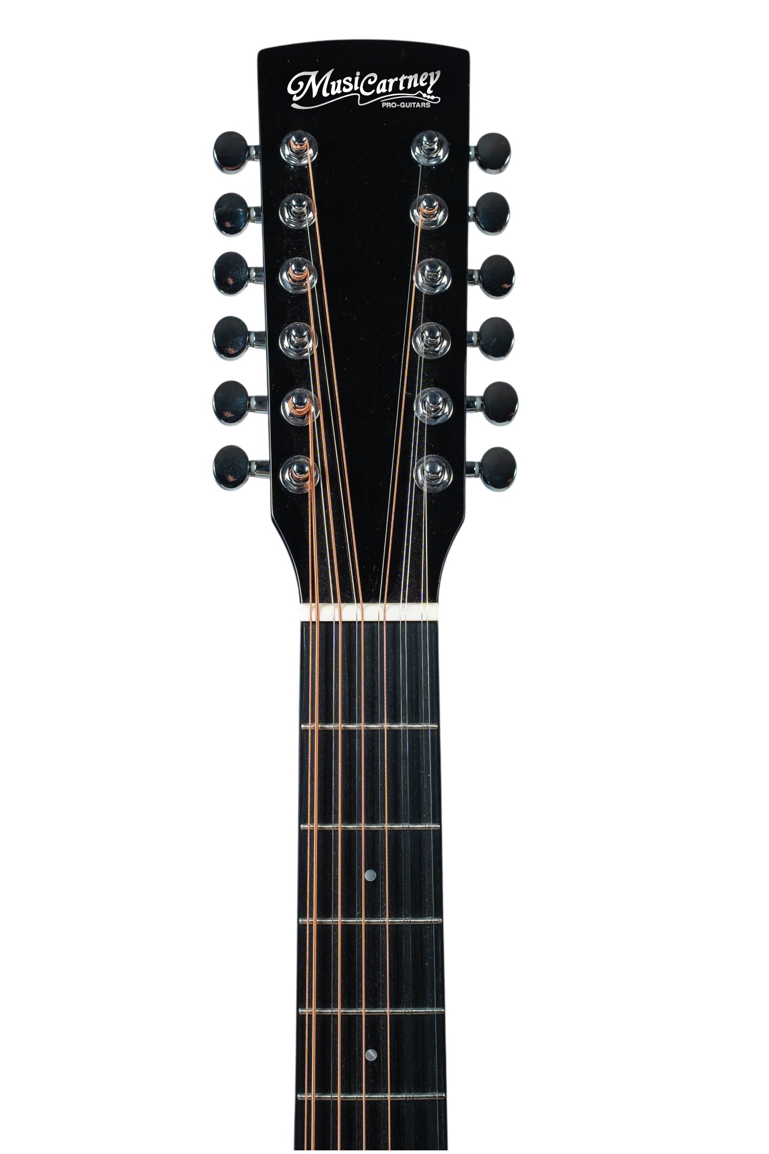 MUSICARTNEY | GUITARRA ELECTROACÚSTICA DE 12 CUERDAS NEGRA