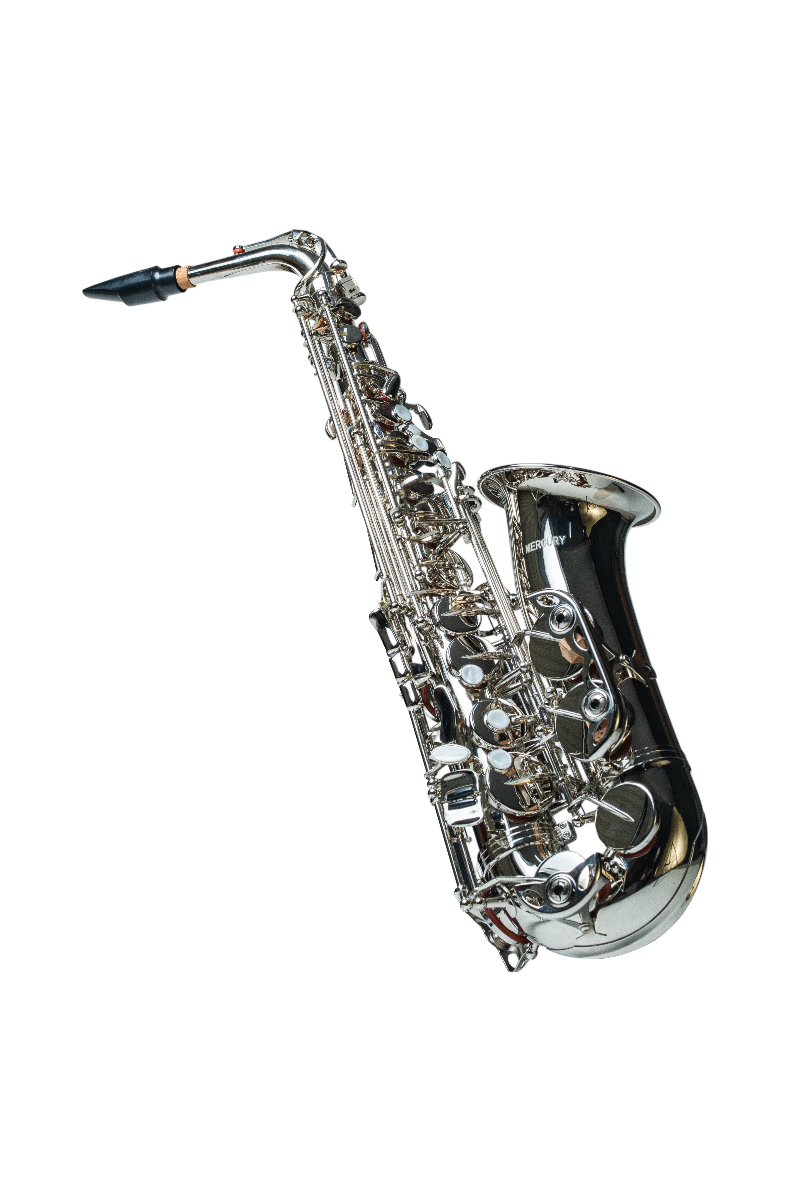MERCURY | SAXOFÓN ALTO  NIQUELADA (TONALIDAD E CON LLAVE DE F 