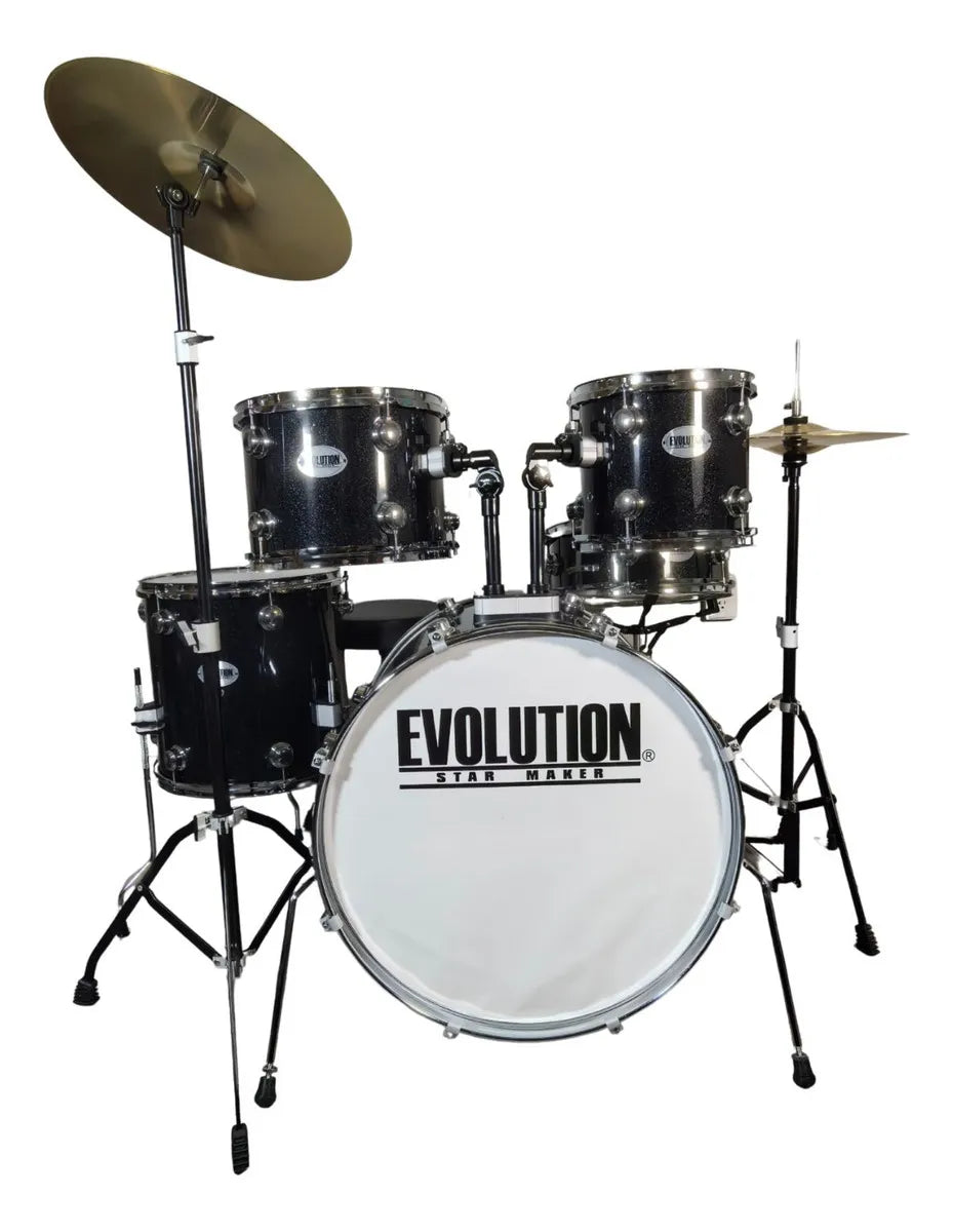 EVOLUTION | BATERÍA EVOLUTION STARMAKER FABRICADA EN MADERA DE ARCE COLOR NEGRO.