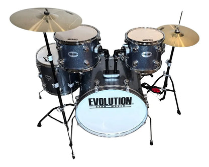 EVOLUTION | BATERÍA EVOLUTION STARMAKER FABRICADA EN MADERA DE ARCE COLOR AZUL.