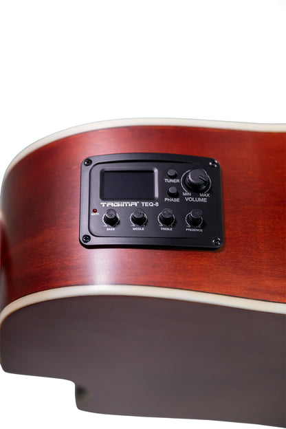 TAGIMA | GUITARRA ELECTROACÚSTICA SERIE LATAM COLOR VINTAGE SUNBURST