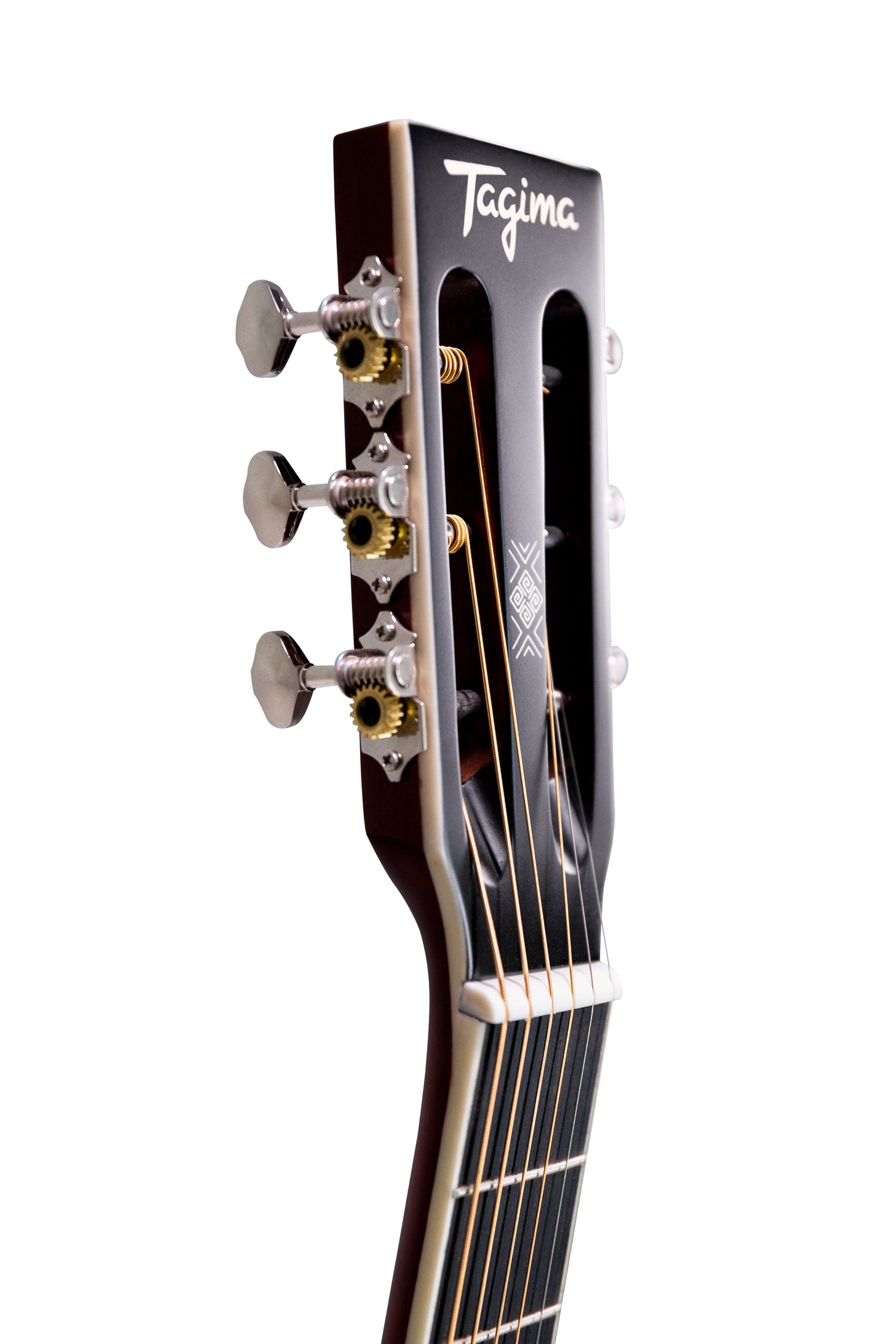 TAGIMA | GUITARRA ELECTROACÚSTICA SERIE LATAM, COLOR OLYMPIC WHITE SATIN NAZCA